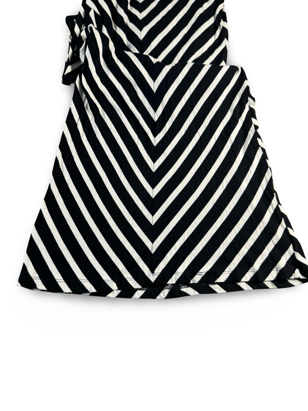 Y2K Sheath Maxi Tank Dress Women Size XS Black Bebe Logo Black & White Chevron - Picture 5 of 10